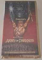 Army of Darkness Director's Cut - Limited Edition Widescreen VHS (Anchor Bay)