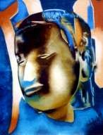 buddha golden PASTEL