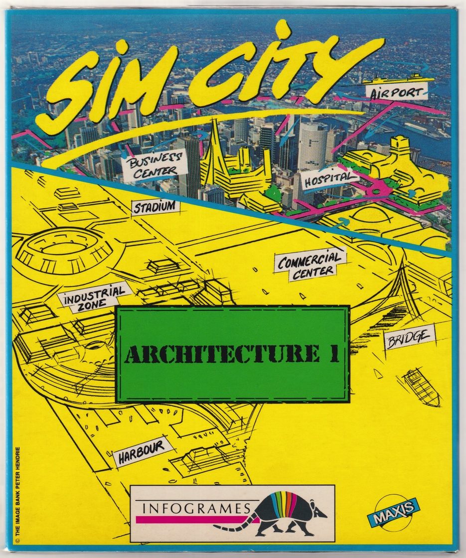 SimCity - Architecture 1 - 3.5" - Box Scans