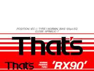 That's Compact Cassette 3 Cover