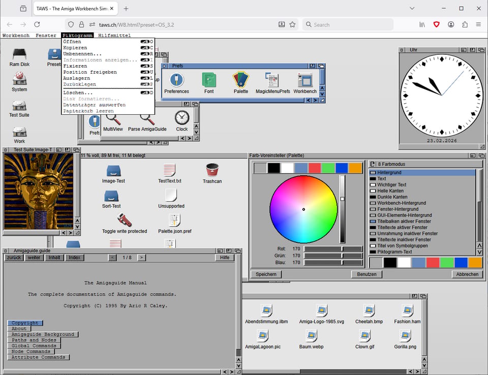 So sieht TAWS mit dem Preset 'OS 3.2' aus.