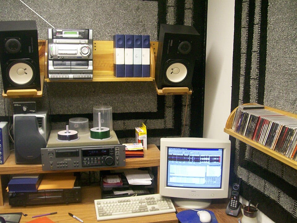 This is the Mastering Room inside Watchmen Recording Studios