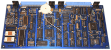 Main board of the Electronika BK-0011M computer, an improved successor to the Electronika…