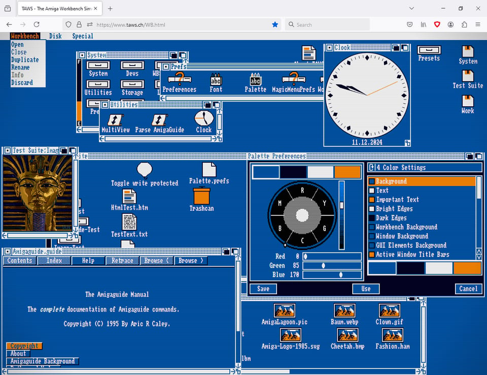 So sieht TAWS mit dem Preset 'OS 1.0' aus.