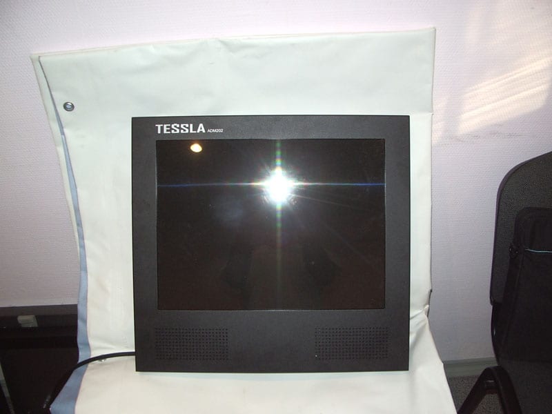 TESSLA-brand CRT monitor